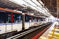 Malaysia Light Rail Transit LRT train operated by Rapid Rail or service brand RapidKL