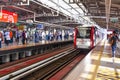 Malaysia Light Rail Transit LRT train operated by Rapid Rail or service brand RapidKL