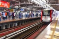 Malaysia Light Rail Transit LRT train operated by Rapid Rail or service brand RapidKL