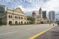 Bangunan Sultan Abdul Samad in Kuala Lumpur Royalty Free Stock Photo