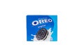 Packages with Oreo Cookies on a white background