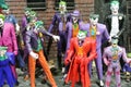 Fiction supervillain action figure character of JOKER from DC movies and comics.