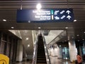 Interior of Kuala Lumpur International Airport 1 KLIA 1 departure hall.