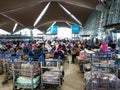 Interior of Kuala Lumpur International Airport 1 KLIA 1 departure hall.