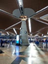 Interior of Kuala Lumpur International Airport 1 KLIA 1 departure hall. Royalty Free Stock Photo