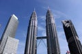 KUALA LUMPUR, MALAYSIA - March 20 2017: Petronas Twin Towers on March 20 2017 in Kuala Lumpur, Malaysia.