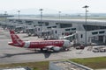 Kuala Lumpur, Malaysia - March 24th 2018 : Kuala Lumpur international airport terminal