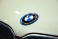 BMW car manufacturer commercial emblem logos fix at the car.