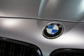 BMW car manufacturer commercial emblem logos fix at the car.
