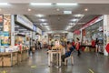 Interior view of the building ICC Pudu food court, there are many food stalls.