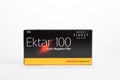 Kodak Ektar 100 box isolated in white background Royalty Free Stock Photo