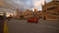 Kuala Lumpur Malaysia - Nov 21st 2019 : Time lapse with moving clouds Sultan Samad Building