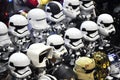 Miniature model of Storm Troopers and Imperial army character from Star Wars movie. Royalty Free Stock Photo