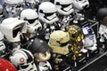 Miniature model of Storm Troopers and Imperial army character from Star Wars movie. Royalty Free Stock Photo