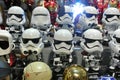 Miniature model of Storm Troopers and Imperial army character from Star Wars movie. Royalty Free Stock Photo