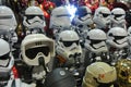 Miniature model of Storm Troopers and Imperial army character from Star Wars movie. Royalty Free Stock Photo