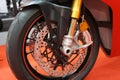 Motorcycle disk brakes are required to provide more grip to the tires and enable the riders to stop during an emergency.