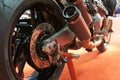 Motorcycle disk brakes are required to provide more grip to the tires and enable the riders to stop during an emergency.