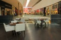 Empty chairs and tables at a classy high end restaurant at the Pavilion mall in Bukit