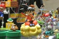 Action figures characters from popular Japanese animated series Dragonball.