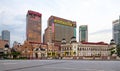 The Panggung Bandaraya City Theatre and the Jabatan Warisan Negara in Kuala Lumpur Royalty Free Stock Photo