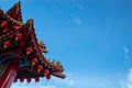 Malaysian praying for prosperity and good hope at Thean Hou Temple during Chinese New Year