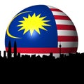 Kuala Lumpur Malaysian flag sphere