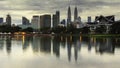 Kuala lumpur morning scenery Royalty Free Stock Photo