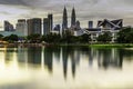 Kuala lumpur morning scenery Royalty Free Stock Photo