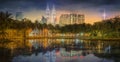 Kuala Lumpur night Scenery, The Palace of Culture Royalty Free Stock Photo