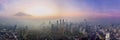 Beautiful aerial view of Kuala Lumpur city Royalty Free Stock Photo