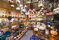 Indian lamps and dishes in Central Market, Kuala Lumpur