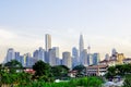 Kuala Lumpur skyline Royalty Free Stock Photo
