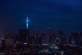 Kuala lumpur skyline at night, Malaysia, Kuala lumpur is capital city of Malaysia Royalty Free Stock Photo