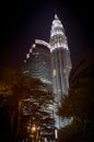 Kuala Lumpur skyline at night