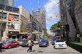 KUALA LUMPUR. 2017, 17th February, Traffic on the street of Bukit Bintang, Kuala Lumpur, Malaysia Royalty Free Stock Photo