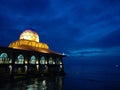 Kuala Perlis Malaysia mosque view at dawn