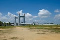 Kuala Terengganu Drawbridge in Kuala Terengganu, Terengganu, Malaysia. Royalty Free Stock Photo