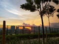 Kualalumpur Sunset in the house Royalty Free Stock Photo