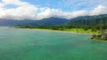 Aerial Shoot, Hawaii, Island Oahu, Kualoa Ranch, Pacific Ocean, Kualoa Point, Kualoa Regional Park