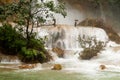 Kuang Si waterfall Royalty Free Stock Photo