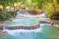 Kuang Si Waterfall, Luang Prabang, Laos Royalty Free Stock Photo