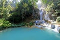 Kuang Si Waterfall, Luang Prabang, Laos Royalty Free Stock Photo