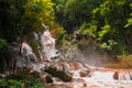 Kuang Si Waterfall in monsoon season Luang Prabang, Laos