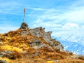 Kuari Pass top Himalaya Royalty Free Stock Photo