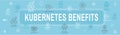 Kubernetes Development Environment Icon Set and Web Header Banner or Heading