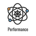 Kubernetes Development and Environment Icon Showing Aspect Royalty Free Stock Photo