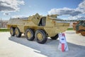 Armored personnel carrier OT-64A Royalty Free Stock Photo