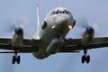 Ilyushin IL-20 of russian air force landing at Kubinka air force base.