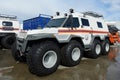 Russian snowmobile Shaman with wheel formula 8x8 emergency rescue formation GBU `Highways`